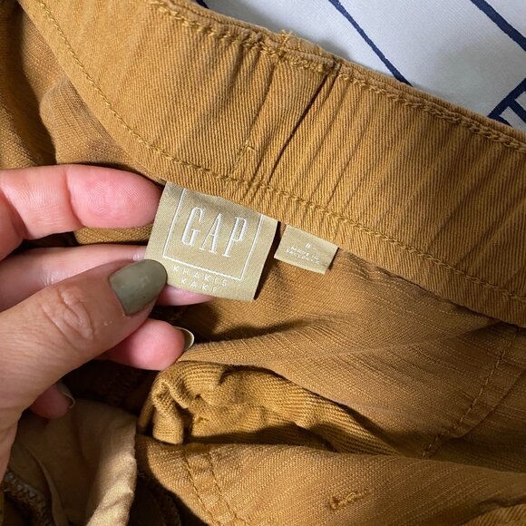 GAP Golden Brown Lightweight Utility Pants Size M - Picture 6 of 9